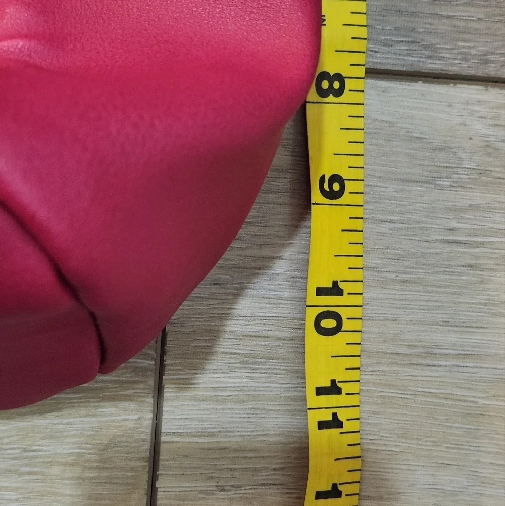 Huser Hot Pink Medium Bucket Bag Purse
